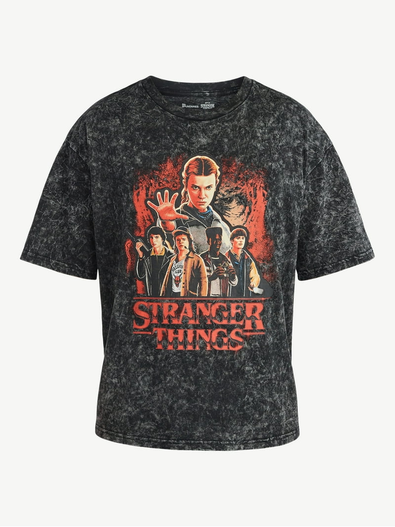 Netflix Stranger Things Roll Out Oversized Graphic T-Shirt from No