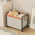 thumbnail image 6 of WEGFTDUOP Home Storage Products Storage With Wheels Larger Storage Containers With Strap Handle Shoe Organizer RollingStorage Drawers For Shoes Clothes, 6 of 7