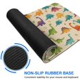 thumbnail image 6 of Long Mouse Pads for Desk,Colorful Dinosaur Assortment Pattern Desk Mats on Top Of Desks, Desk Mouse Pad Extra Large with 3mm Non-Slip Base and Stitched Edge for Gaming,Office,Work,Home 31.5"x15.7", 6 of 6