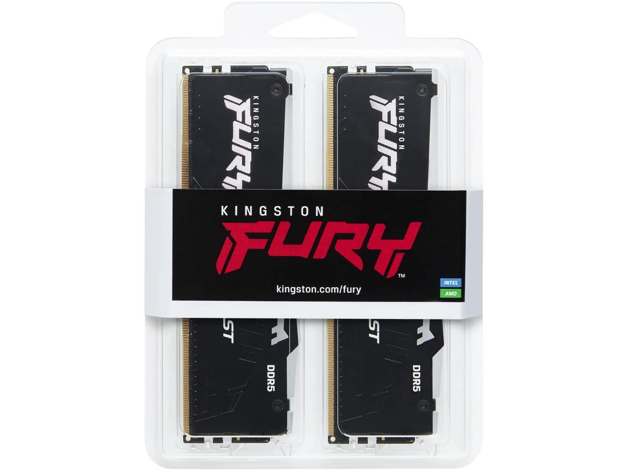 Kingston FURY Beast 64GB (2 x 32GB) DDR5 6000 (PC5 48000) 288-Pin