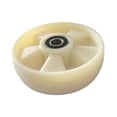 thumbnail image 4 of Rueda para transpaleta manual Accesorios para carretilla manual Núcleo de hierro Rueda de PU/nailon resistente a la abrasión para carros industriales, 4 of 8
