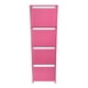 thumbnail image 5 of 4 Tiers Cube Bookcase Book Shelf Multifunctional Storage Rack for Books Shoes Toys Green Plants Decorations Bedroom Study Room Kitchen, 5 of 5