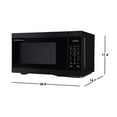 thumbnail image 3 of Sharp  New 1.1 CF Countertop Microwave Oven, Orville Redenbacher's Certified, ZSMC1161KB, 3 of 16