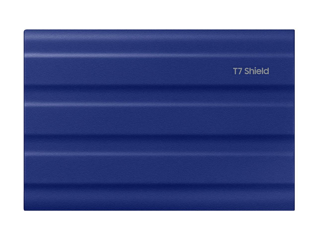 Samsung 2TB T7 Shield USB 3.2 Blue Portable SSD - MU-PE2T0R/AM