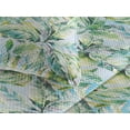 thumbnail image 3 of Ambesonne Leaves Greenery Quilted Bedspread Set 3 Pcs, Tropical Dreamy Art, King, Apple Green Seafoam, 3 of 4