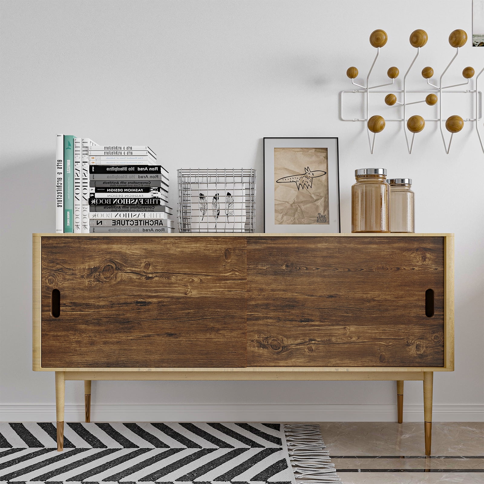 VEELIKE 15.7''x118'' Thick Brown Wood Wallpaper Peel and Stick Wood Contact Paper for Cabinets Self Adhesive Rustic Wood Grain Contact Paper for Countertops Waterproof Wood Look Walls Covering