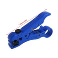thumbnail image 3 of Riwesomey Cable de alambre pelador de cortador universal para herramienta de pelado coaxial UTP/STP RG59/6/7/11 de alambre plano o Artesanía Azul, 3 of 3