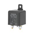 thumbnail image 5 of WM686 DC 12V Relay Battery Isolating Relay 12V / 120A Load for Car Trucks Car with Wiring Terminal,1 * Relay 1 set * Wiring Terminal,Black, 5 of 8