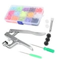 thumbnail image 3 of Button Tool,Snap Fasteners Kit Sewing Snap Fasteners Kit Hand Pressing Pliers Custom Engineered, 3 of 9