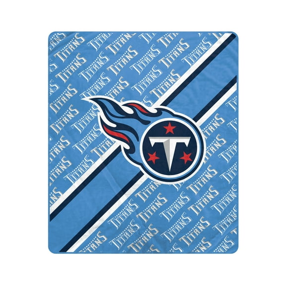 Pegasus Tennessee Titans 60" x 70" Diagonal Lined Wordmark Ultra Soft Blanket