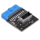 thumbnail image 2 of Adaptador de extensión de cabezal de 20 pines para placa base, conector de Panel frontal USB 3,0 a tipo E, 2 of 14