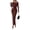 Brown, variant on PRETTYGARDEN Womens Fall Long Sleeve Ribbed Sweater Dress | Breathable Knit Fabric, Elegant Bodycon Cut, Fashion Asymmetrical Neck, Night Out Party Dresses, Trendy Winter Clothes