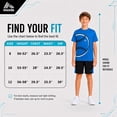 thumbnail image 7 of RBX Boys Athletic Outfit Shorts Set Breathable Performance Graphic Tee and Mesh Gym Shorts 2 Piece, 7 of 7