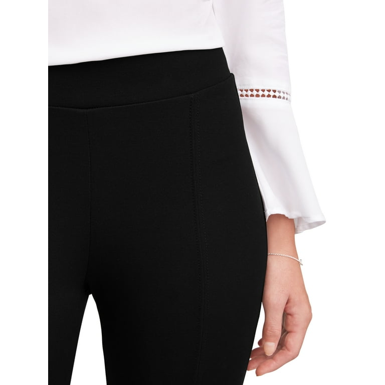 Time and tru women's hotsell skinny zip back ponte pant