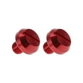 thumbnail image 1 of Tapones para agujeros de espejo de motocicleta Unique Bargains Rosca izquierda M8x1.25 Tornillos de espejo retrovisor rojo 2 Pcs, 1 of 1