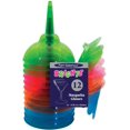 thumbnail image 3 of Essentiels de Fête Verres Margarita en Plastique Dur Deux Pièces 12 Onces, Néon Assorti, 12 Unités, 3 of 5
