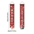 thumbnail image 3 of Uutvery 2 Pack Merry Christmas Hanging Banner,Christmas Couplet Door Curtain Banner,Christmas Decoration Outdoor Indoor Yard Front Porch,Hanging Reusable Xmas Door Covers for New Year Decor, 3 of 6