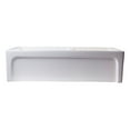 thumbnail image 4 of ALFI brand AB3618ARCH-B  36" Biscuit Arched Apron Thick Wall Fireclay Double Bowl Farm Sink, 4 of 6