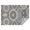 Gray Floral Mandala, variant on Gray Floral Mandala and Leaf Pattern Rectangle Tablecloth 60"x84",Waterproof Polyester Rectangle Table Cloth, Wipeable Spillproof Polyester Tablecloth for Dining, Camping, Indoor and Outdoor