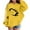 1#Yellow, variant on Byoo Girl's Football Graphic Hoodie Soft Pullover Casual Kids Hooded Sweatshirt