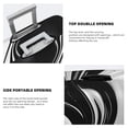 thumbnail image 4 of Haiem Abstract Black White Swirls Luggage Cover Printed Suitcase Covers for Luggage Elastic Washable Suitcase Protector Fits 18-32 Inch Luggage-Small, 4 of 8
