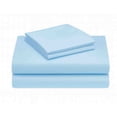 thumbnail image 1 of Juego de Sábanas Tacto Algodón King Size 4 Piezas Ultra Suaves y Frescas Color Azul Pastel Kyuden Home, 1 of 5