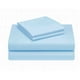 thumbnail image 1 of Juego de Sábanas Tacto Algodón Individual 3 Piezas Ultra Suaves y Frescas Color Azul pastel Kyuden Home, 1 of 5