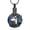 B/Blue, variant on Sisters on Swing Tree of Life Circle Cremation Urn Pendant Cremation Jewelry for Ashes Keepsake Memory Necklace Human Pet Memorial Jewelry