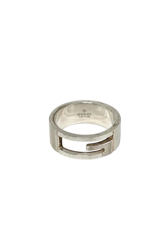 Pre-Owned Gucci Open G Ring in Silver 925 for Women