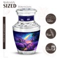 thumbnail image 2 of JAGASY Lavender Grass Urns for Ashes Adult Man & Women 3 Inch - Galaxy Keepsake Memorial Urn for Human Ashes - Small Purple Urns for Daughter, Son, 2 of 7