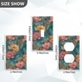 thumbnail image 7 of Yayeee Blank Wall Plate Cover 1-Gang 4.5"x2.7" Home Unused Decorative Outlet, Pink Water Lilies Pattern, 7 of 7