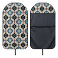 thumbnail image 6 of POLERO Geometric Diamond Design Car Front Seat Cover, Waterproof Non Slip Plush Microfiber Protector, Suitable for Van Truck Seat, Fit for SUVs, 6 of 7
