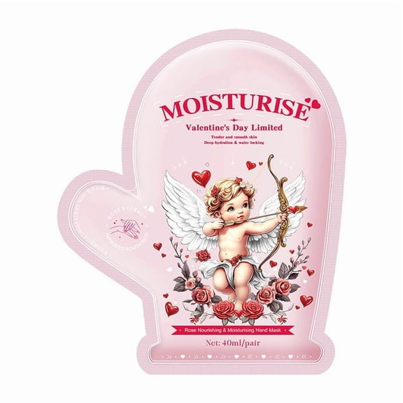 LEHOZIHEQ Soothing Moisturising Hand Mask Rose Nourishing And Hydrating Hand Care 40ml
