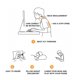 thumbnail image 5 of Fiudx Ofertas Flash Del Día El Núcleo Suave Y Que No Colapsa Protege La Columna Cervical Y Ayuda A Dormir. Masaje Doméstico Para Adultos Y Estudiantes., 5 of 7