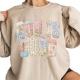 thumbnail image 2 of God Is Good Sweatshirt for Men and Women, Faux Quilted Christian Faith Crewneck, Sizes S-3XL, 2 of 6