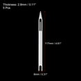 thumbnail image 2 of Uxcell 1# Plastic Netting Needle Shuttles Fishing Repair Mend Tool, White 5 Pack, 2 of 5