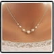 thumbnail image 2 of Pearl Pendant Necklace Minimalist 7 Faux Pearl Necklace Chain Jewelry for Women, 2 of 5