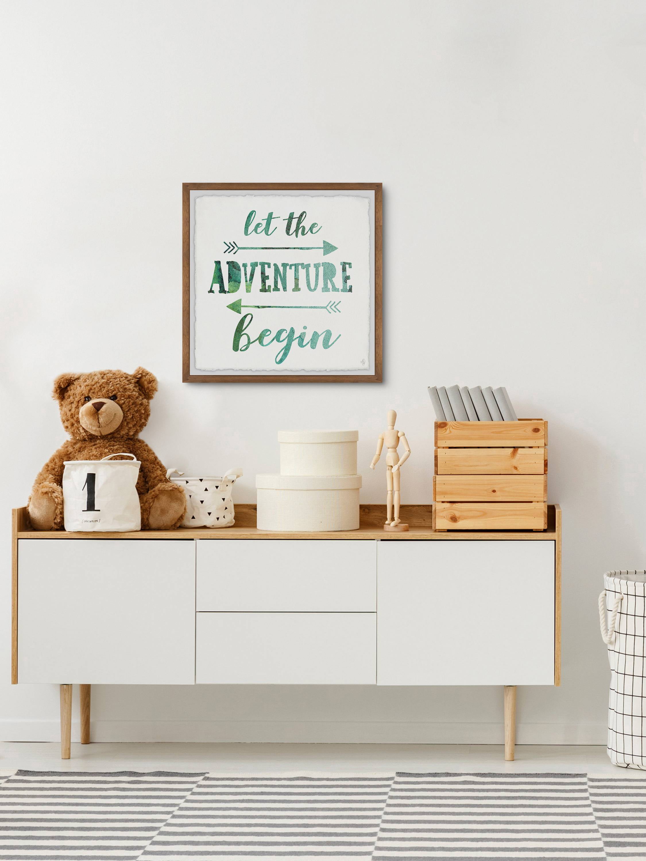 Marmont Hill Adventure Begin Framed Wall Art