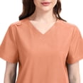 thumbnail image 3 of Niaahinn Women's Medical Scrubs Set - Quick Dry V-Neck Top with Pants, Multiple Pockets, Adjustable Drawstring, 10 colors, 3 of 7
