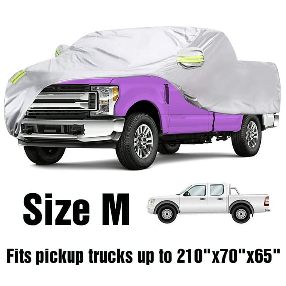 Yeacher Truck Cover, All Season Car Cover for Pickup Truck, Against Dust, Debris, Windproof Protection 170T