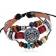 thumbnail image 1 of Mujer señora Bohemia viento con cuentas multicapa tejido a mano pulsera joyería, 1 of 5