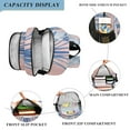 thumbnail image 3 of FORMRS Unisex School Backpack 17" Student Travel Bag with Laptop Compartment, Pink Leaves, 3 of 7