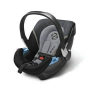 Angle View: gb POCKIT GO Folding Car Seat Carrier, Satin Black & CYBEX Aton 2 Car Seat