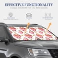 thumbnail image 4 of Haiem Sloth with Donuts1 Car Windshield Sun Shade (2 Pieces) Foldable Windshield Sun Shade Car Accessories for Truck SUV Pickup-Small, 4 of 7
