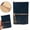 blue, variant on KUMHONW Leather Journal Notebook,Vintage Spiral Notebook Refillable Daily Planner Embossed Travel Journal Diary with Blank Pages and Retro Pendants (Black，4.13x5.71in)