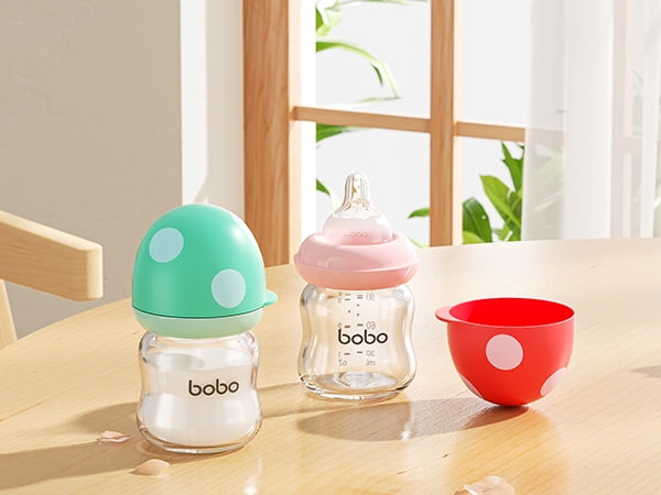 YOHKOH Anti-colic Baby Bottles,Level 1 Nipple,for 0m+ Toddler,4oz,Blue,4pk