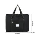 thumbnail image 4 of Foldable Travel Duffel Bag 1PC,19.69x14.57x6.50in,Carry On Luggage Bag Water-Resistant Cloth Tote for Gym Sports Weekenders & Short Trips(Black), 4 of 9
