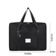 thumbnail image 4 of Bolsa de viaje plegable para mujer | Equipaje de mano impermeable de 30 l | Bolsa de deporte para gimnasio y fin de semana para niñas | Rosa, negro, morado, azul, gris y vino, 4 of 8