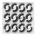 thumbnail image 2 of Fiudx Pestañas Postizas Naturales, 12 Pares de Pestañas Negras Gruesas, Cómodas para Cualquier Ocasión, Maquillaje de Ojos Espectacular, Uso Diario En Fiestas, Esenciales de Belleza Femenina, Guía de, 2 of 2