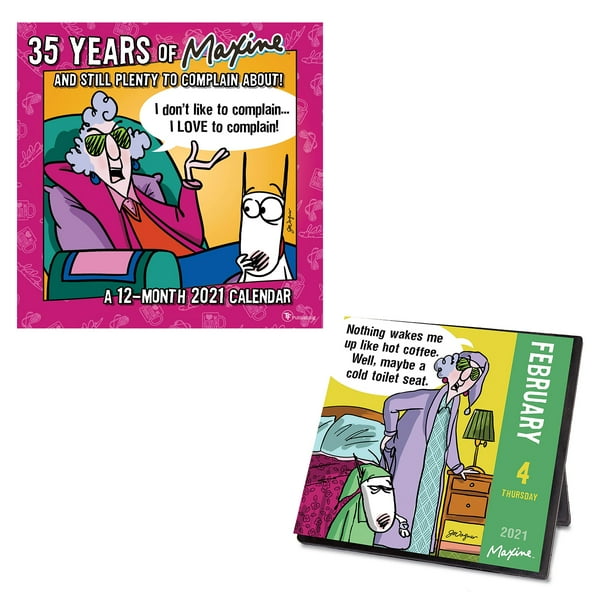 2021 Maxine Daily Humor Box & Wall Calendar Bundled Calendar Set - Set 2021 Maxine Daily Humor Box & Wall Calendar Bundled Calendar Set - Set